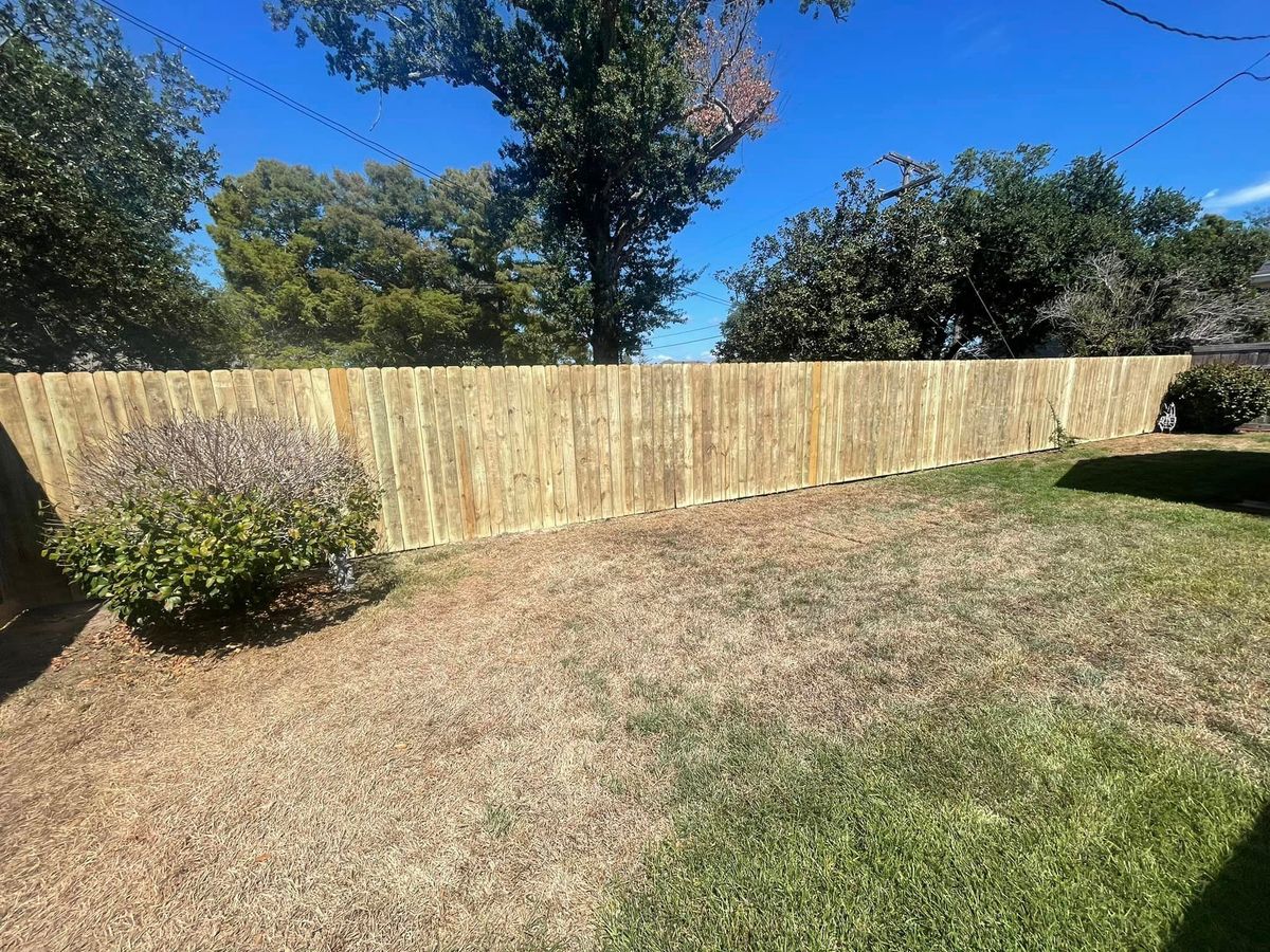 Wood Fencing for Falcon Fence Co. in Longville, LA