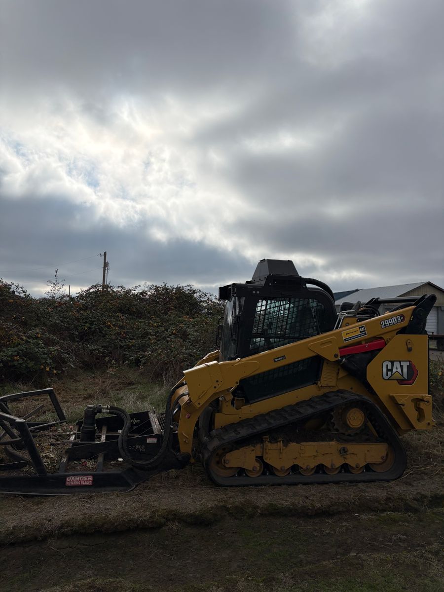 Skid Steer Work for Limitless Excavation & Land Clearing in Eugene, OR