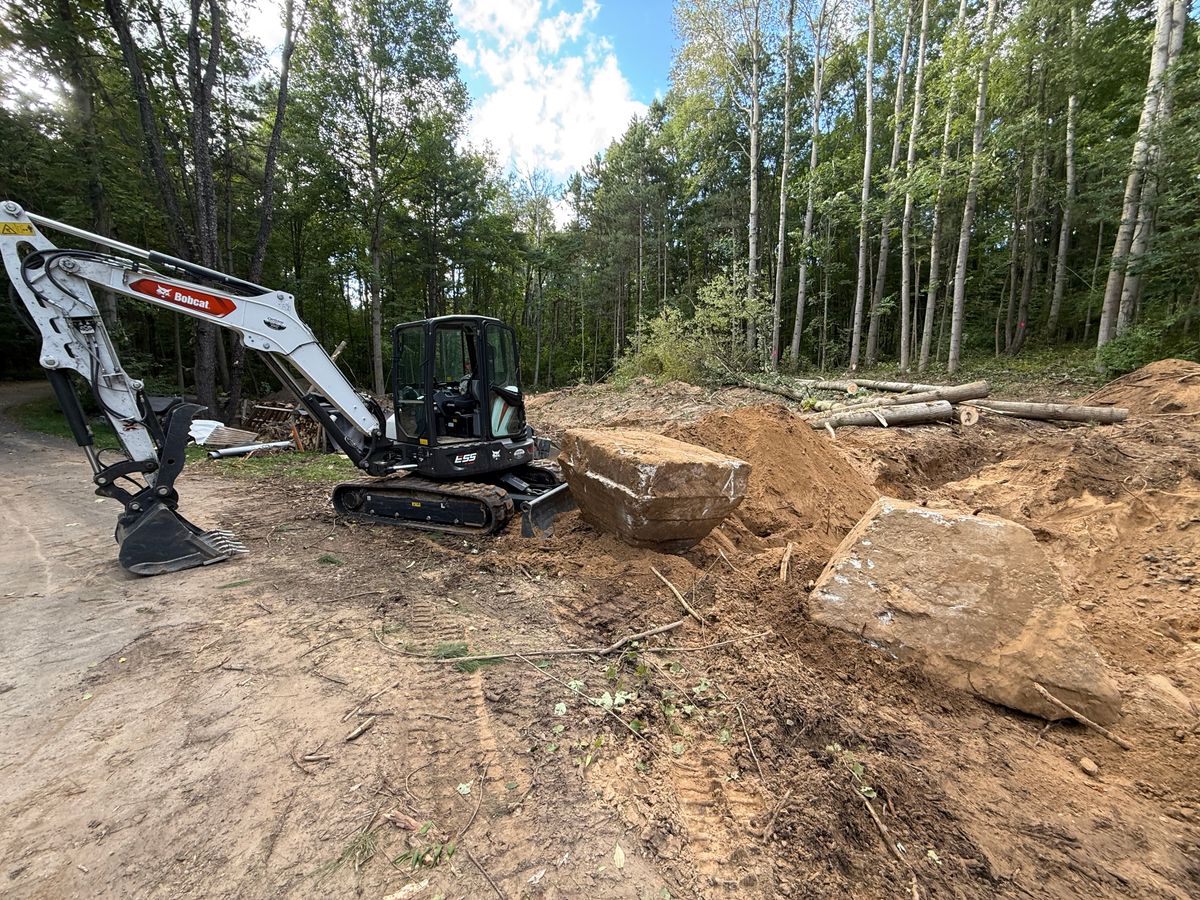 Foundation Digging for Palmer Property Services in Middleville, MI