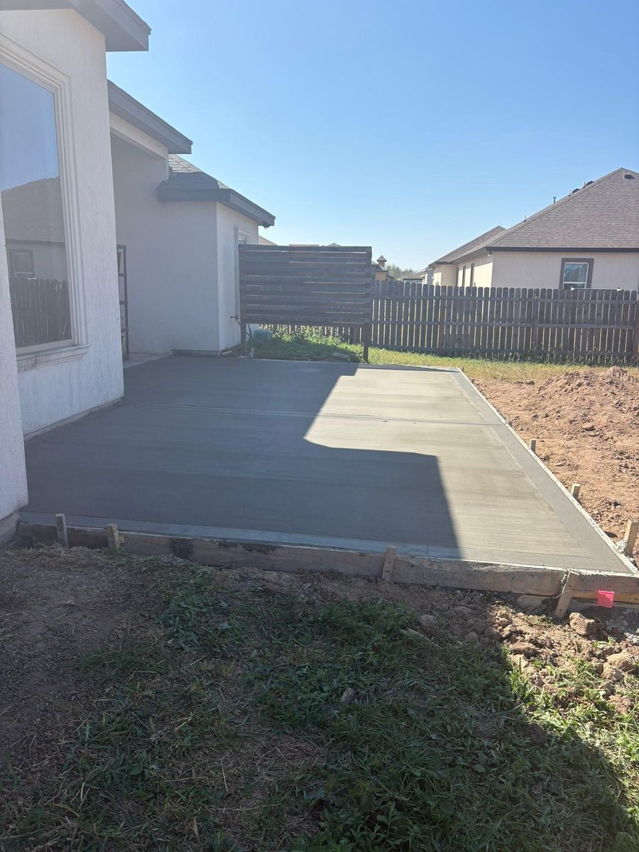 Concrete for Superior Painting and Metal Solutions in McAllen, TX