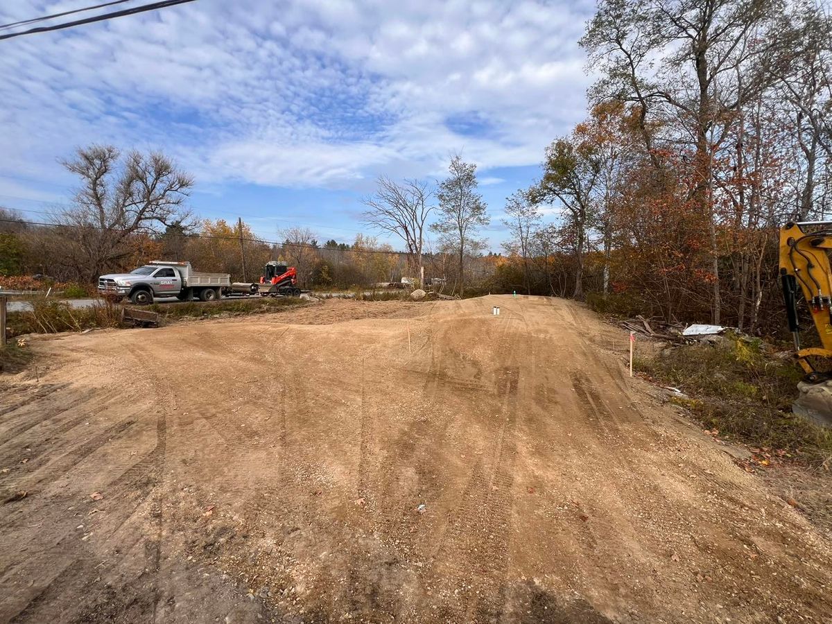 Leveling for Gray Earthworks in Levant, ME