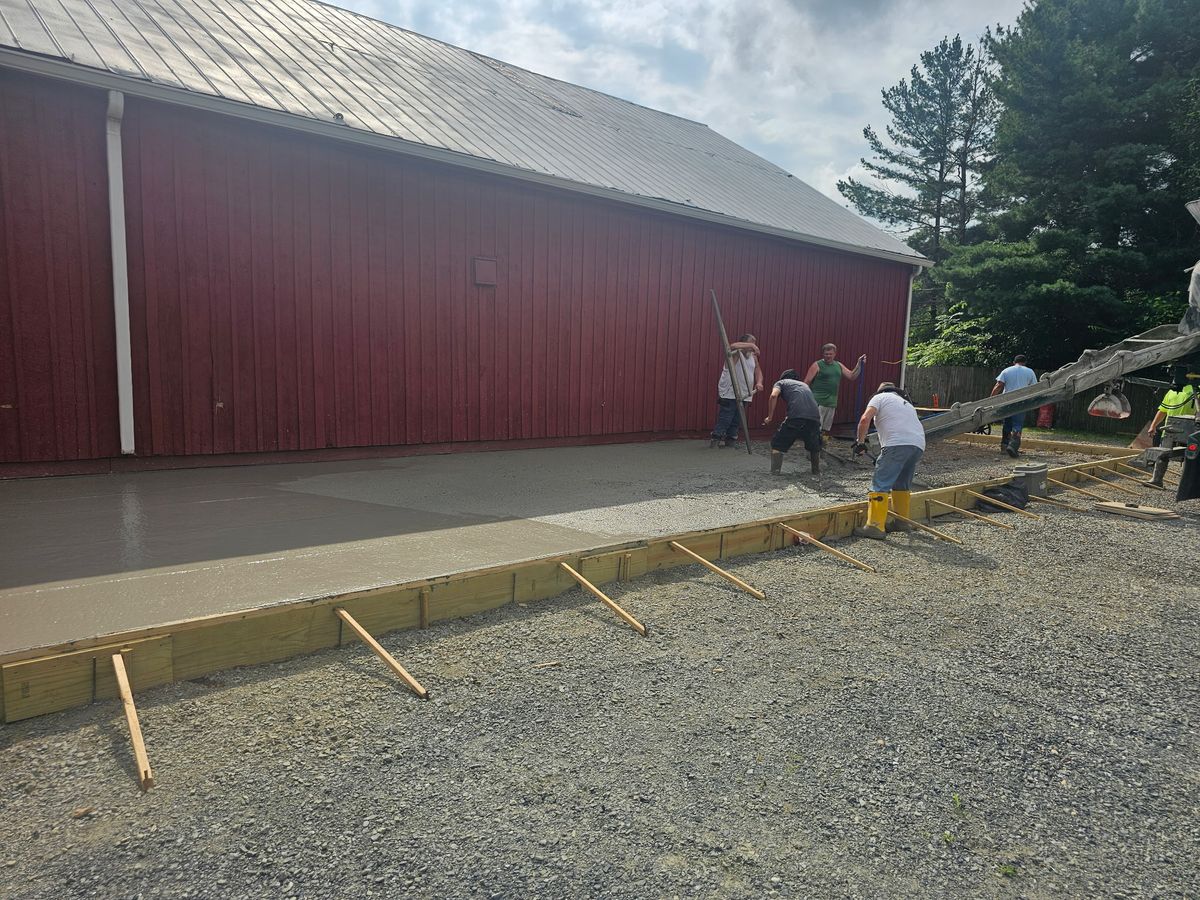 Sidewalk Installation for C&T Concrete in Frederick, MD