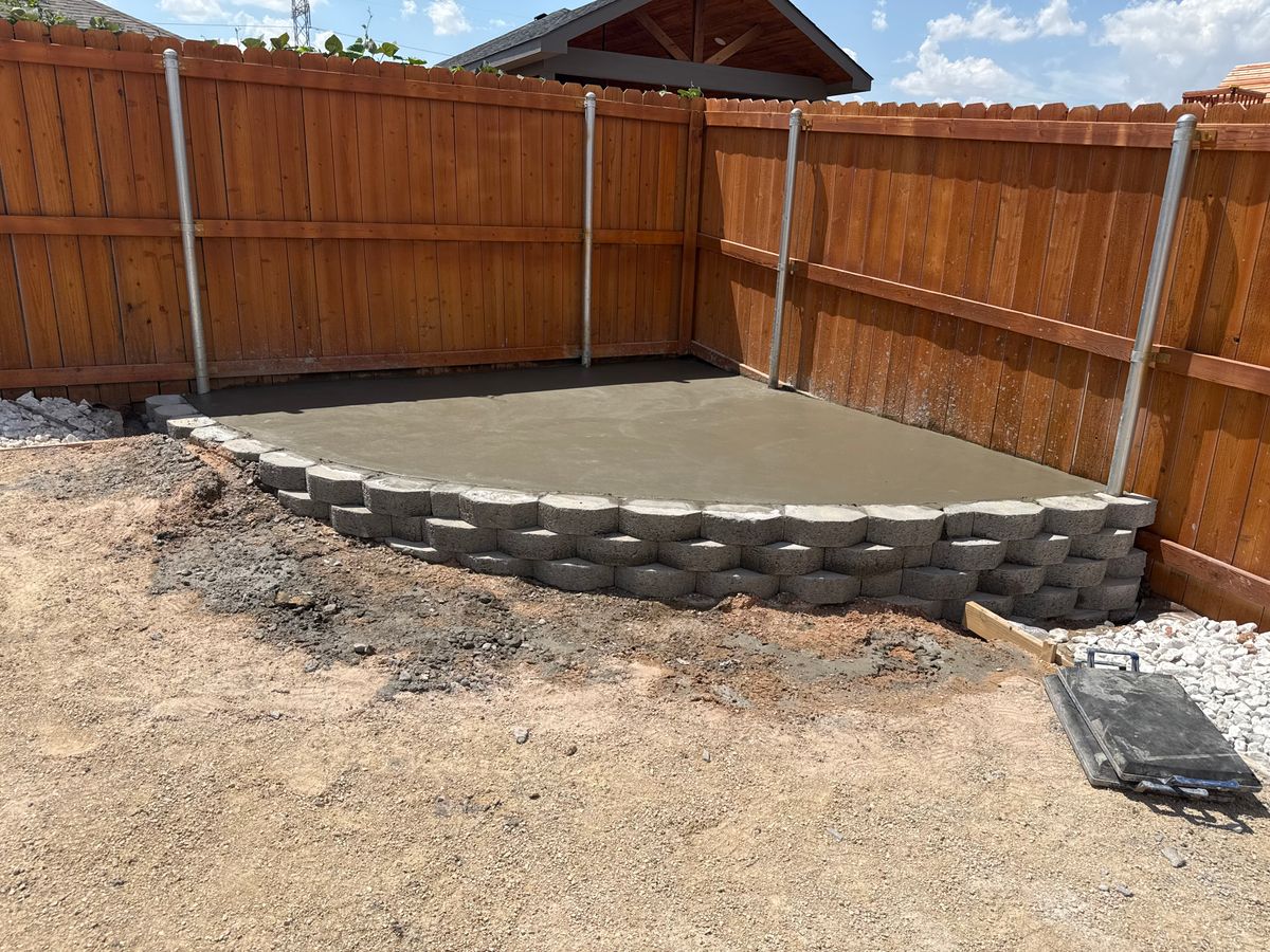 Hardscaping for AMV Irrigation Specialist LLC in Midland County, TX