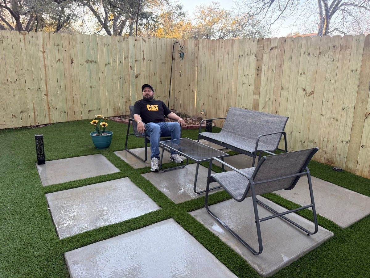 Turf Installation for Creative Edge Co. in San Antonio, TX