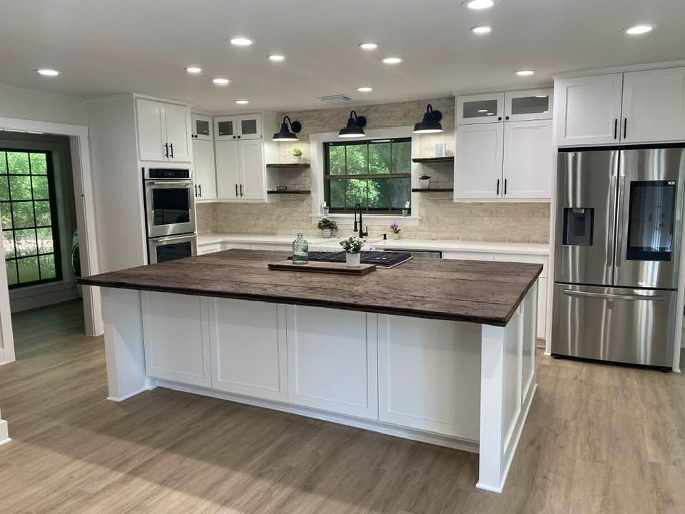 Cabinet Staining for Creek Wood Construction LLC in Humble, TX