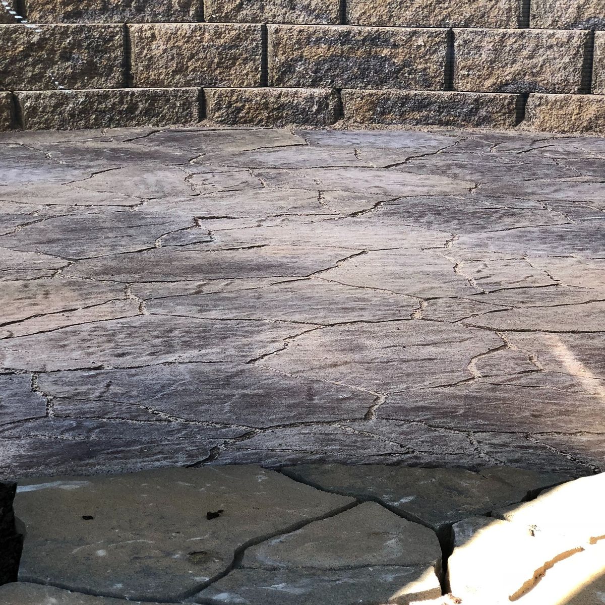 Natural Stone Hardscape for CSS Renovations in Huntsville, AL