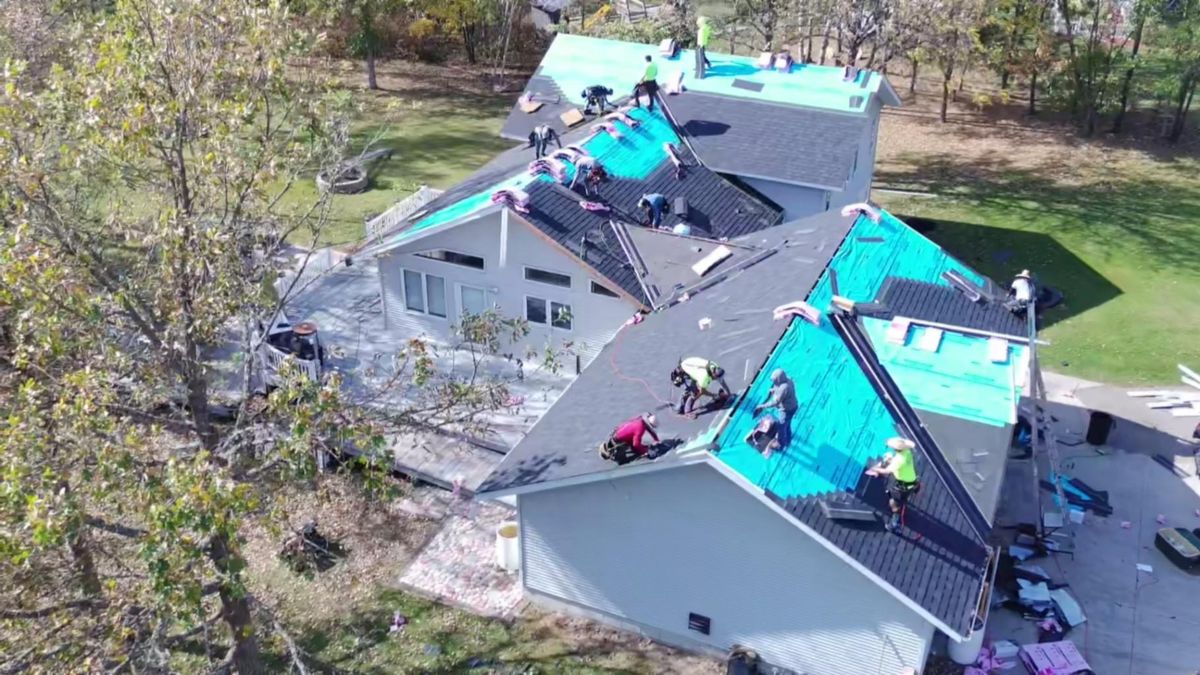 Roofing Replacement for Brad's Home Renovations in Lowry, MN