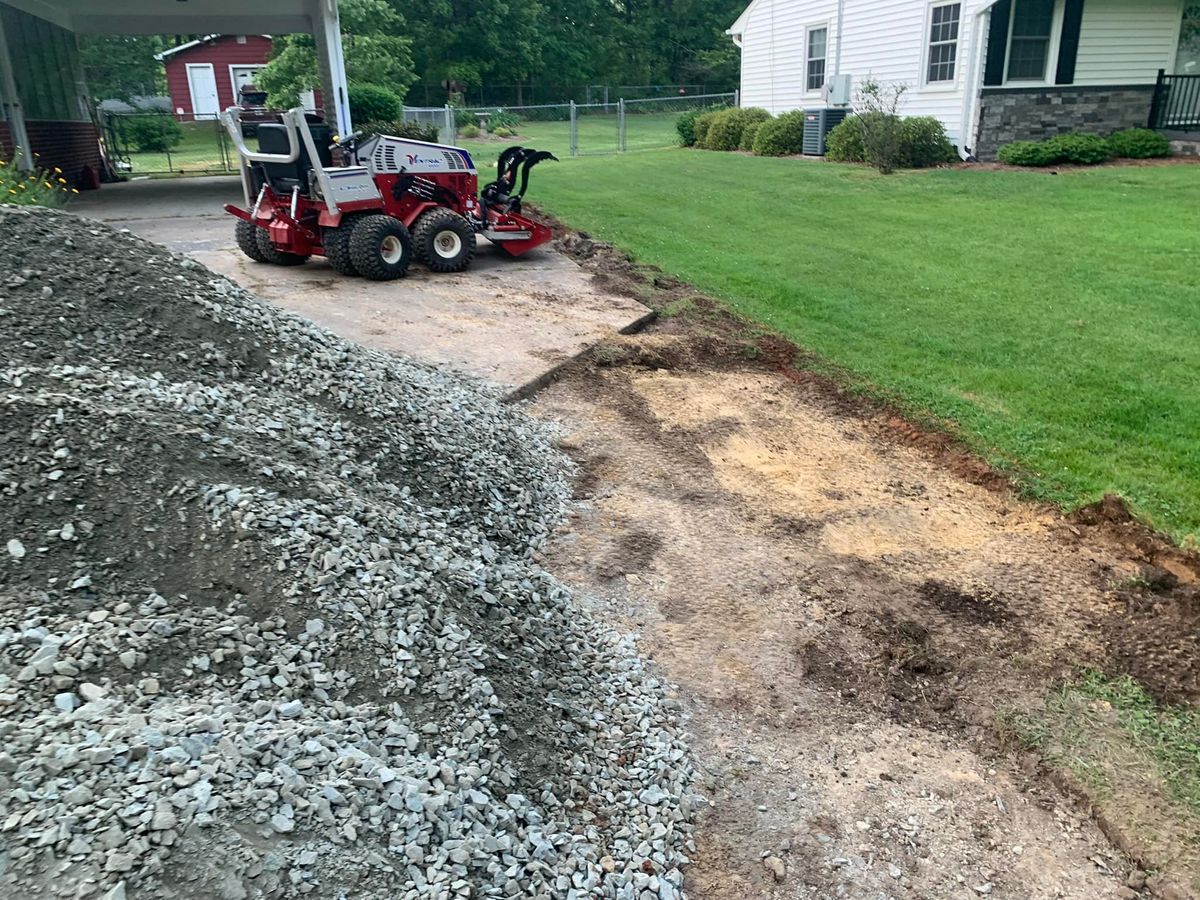 Land Grading for AJ Miles in Siler City, NC
