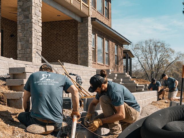 Hardscaping for Rose Land Services in Pegram, TN