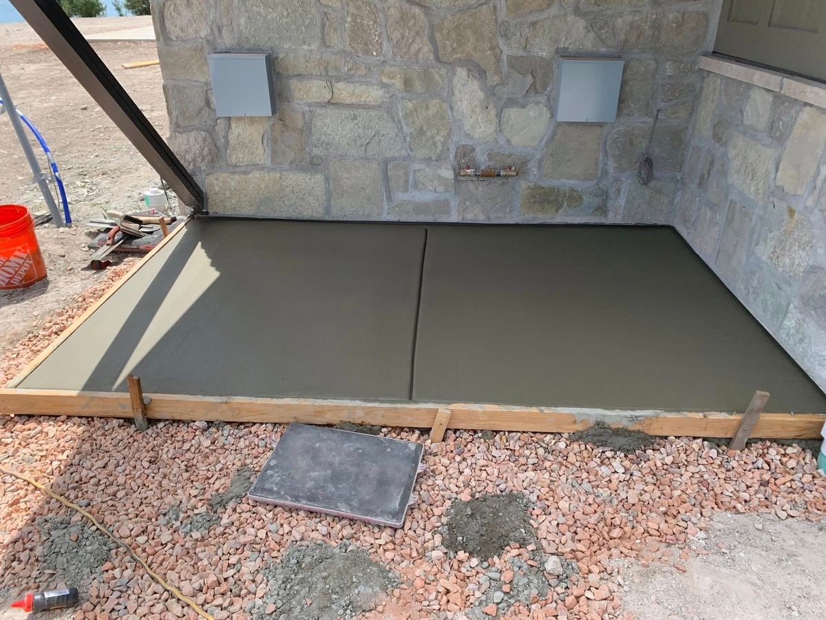 Patio Design & Installation for Diamond Peak Concrete in Garland, UT