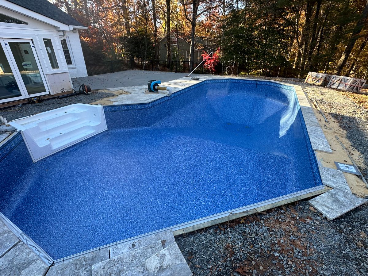 Pool Liner for ZRS Pools and Construction in Granite Falls, NC