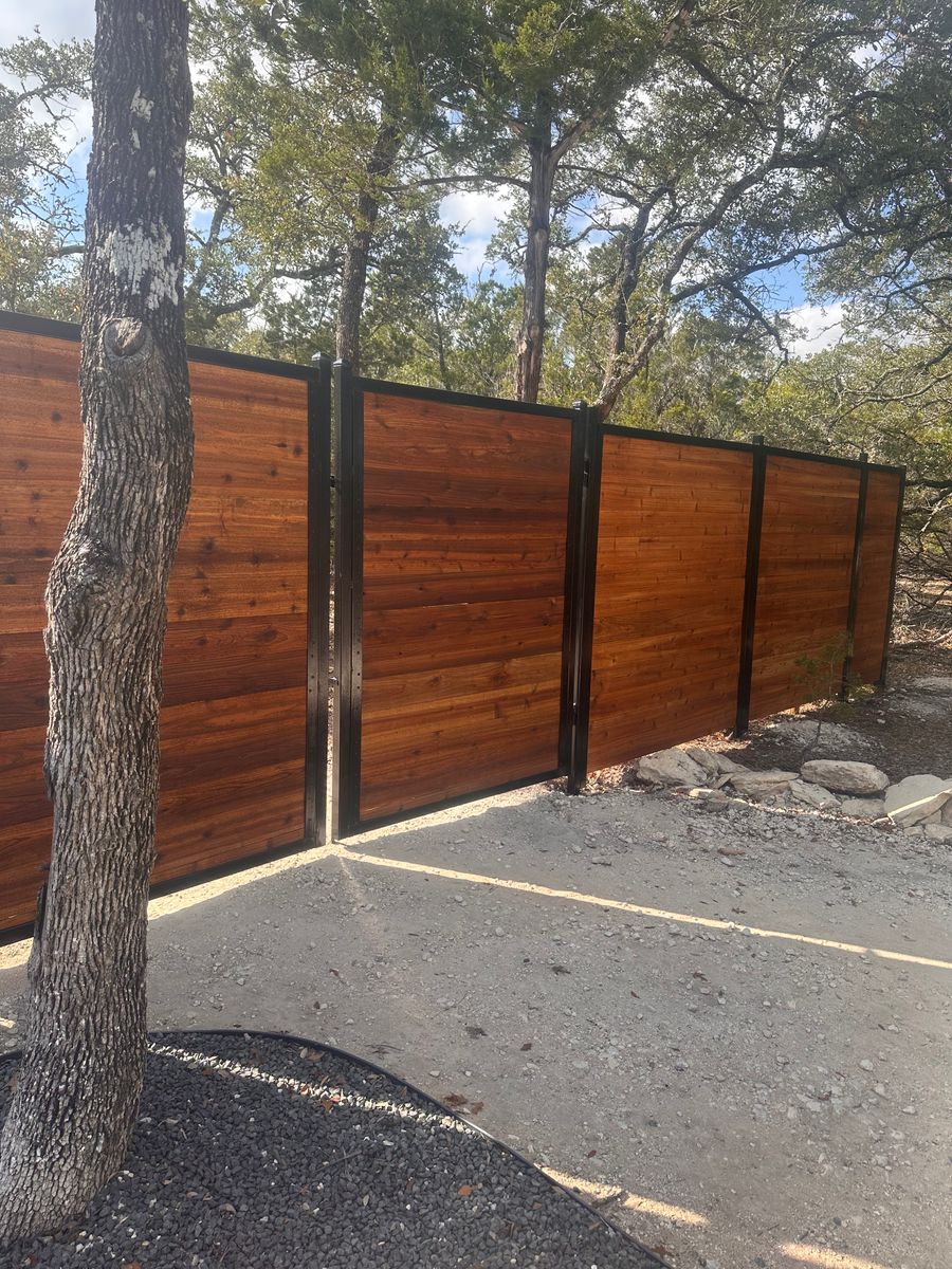 Landscape Design for N. B. Fence & Landscape in New Braunfels, TX