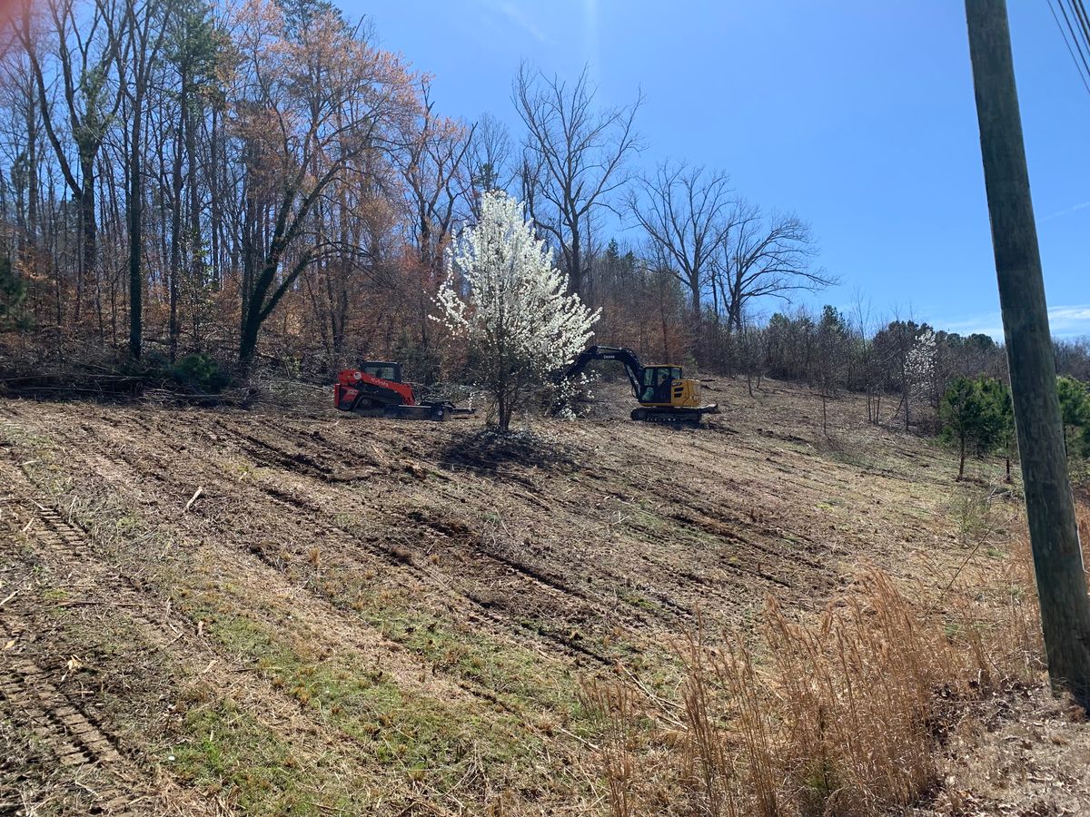 Land Clearing & Demolition for J.P Landscaping and excavation in Chattanooga, TN