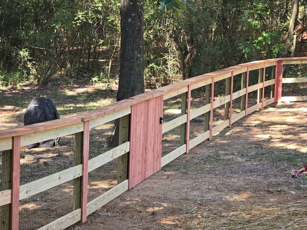 Fence Installation for Stewart Fencing in Mason, TN