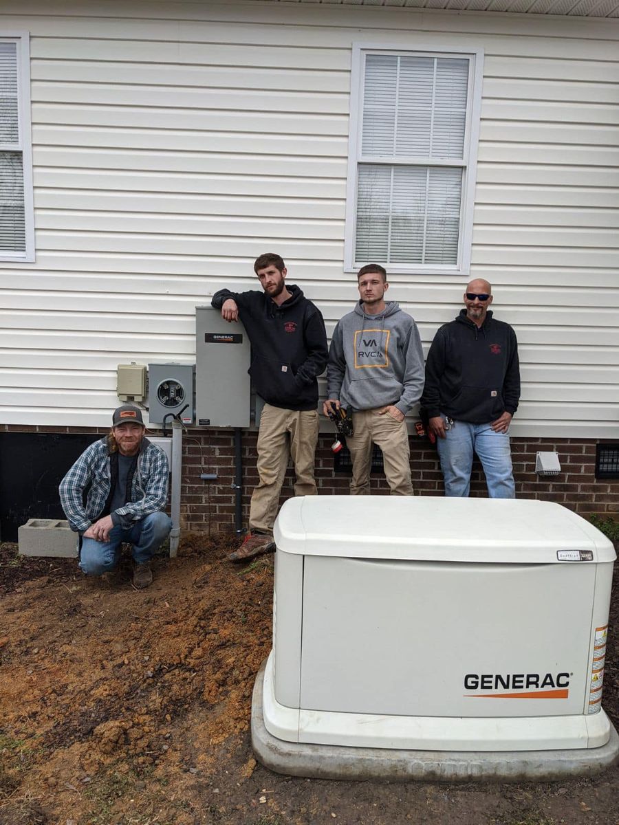 Generator Installations for CMS Electric in Louisburg, NC