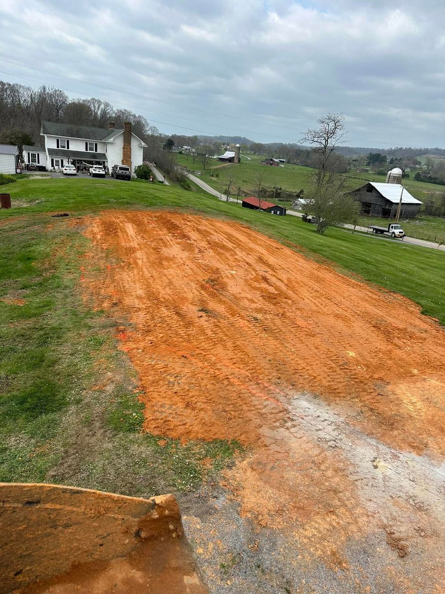 Land Grading for A&E Excavation in Knoxville, TN