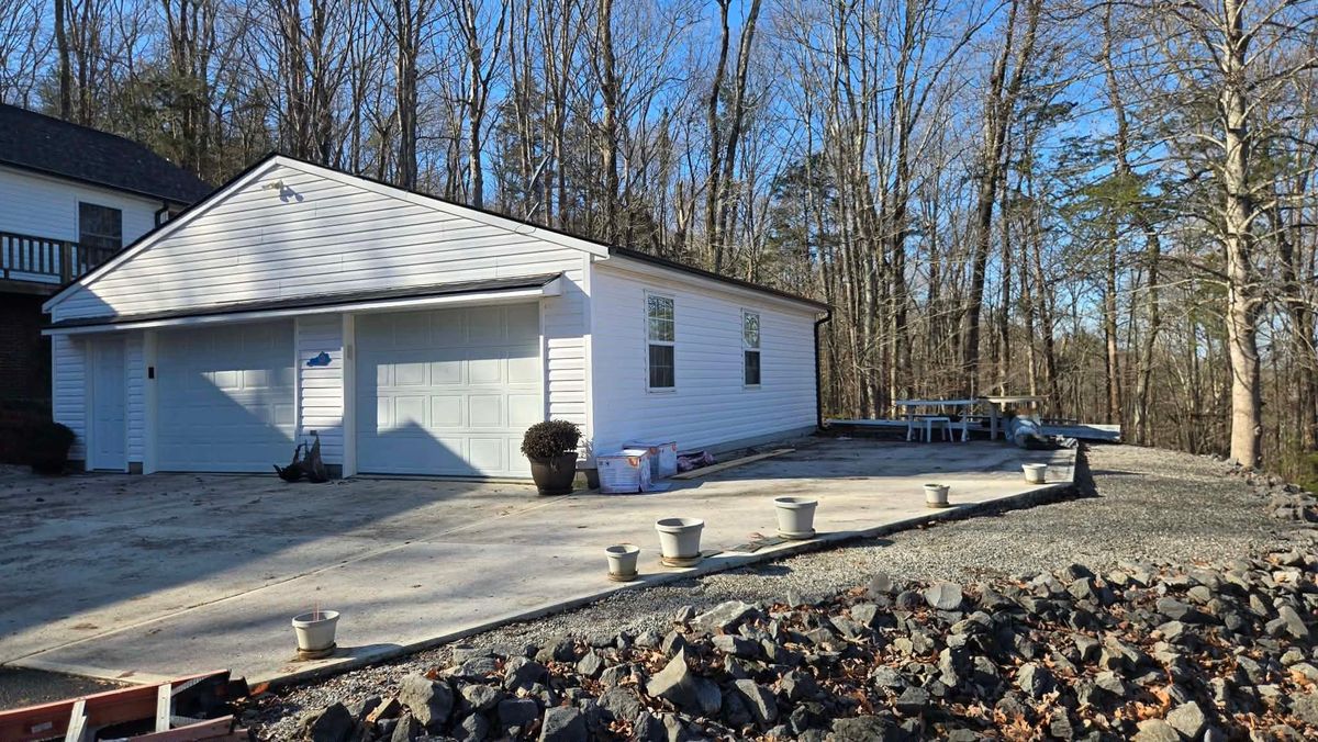 Garage Construction for KY Gutter Pro & Specialty Roofing Systems in Monticello, KY