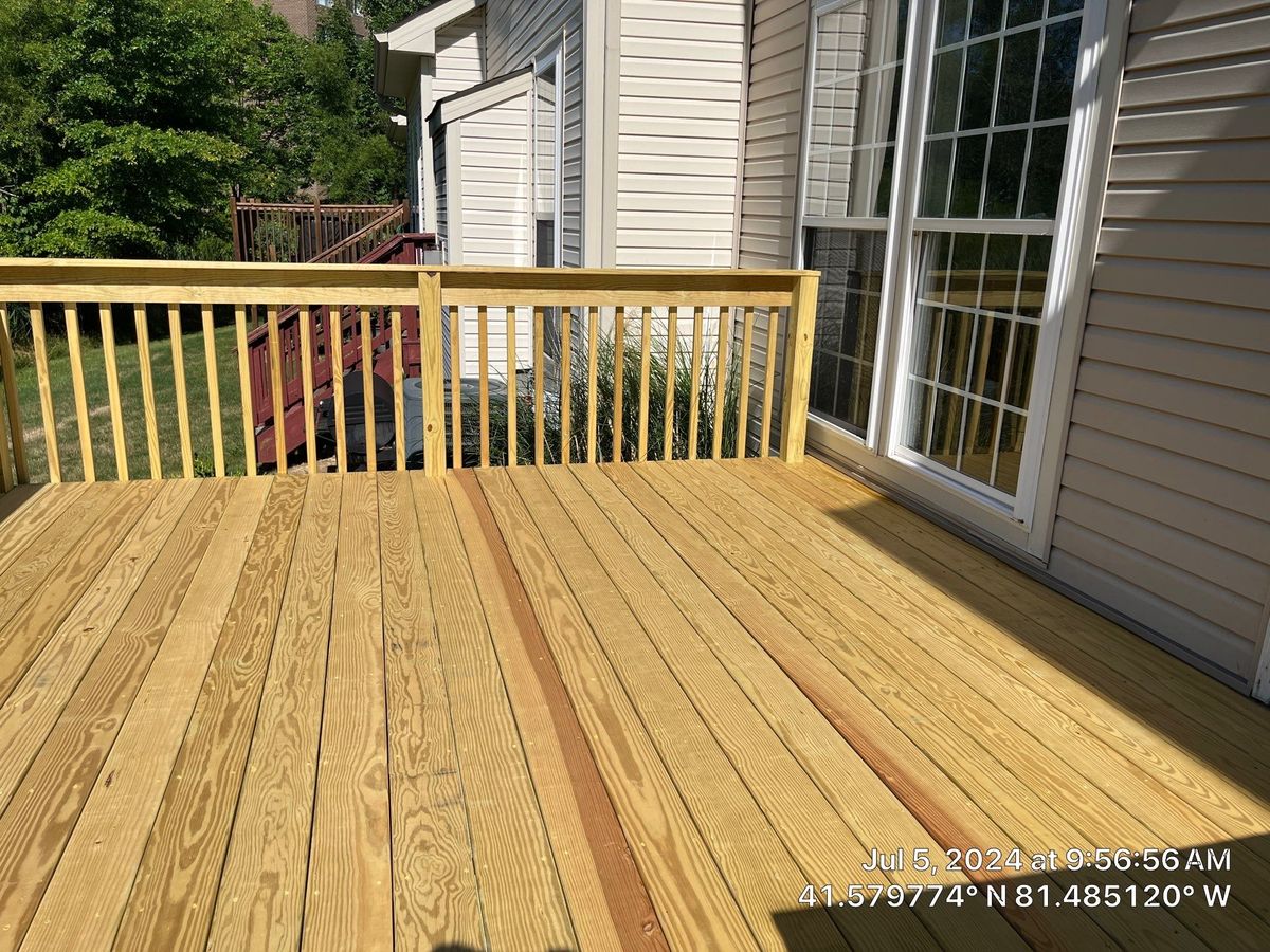 Decks & Patios for Hilltop Drafting & Design LLC in Geauga County, Ohio