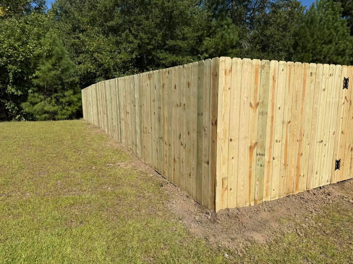 Wood Privacy for 4 In The Fire Fencing LLC in Darlington, SC