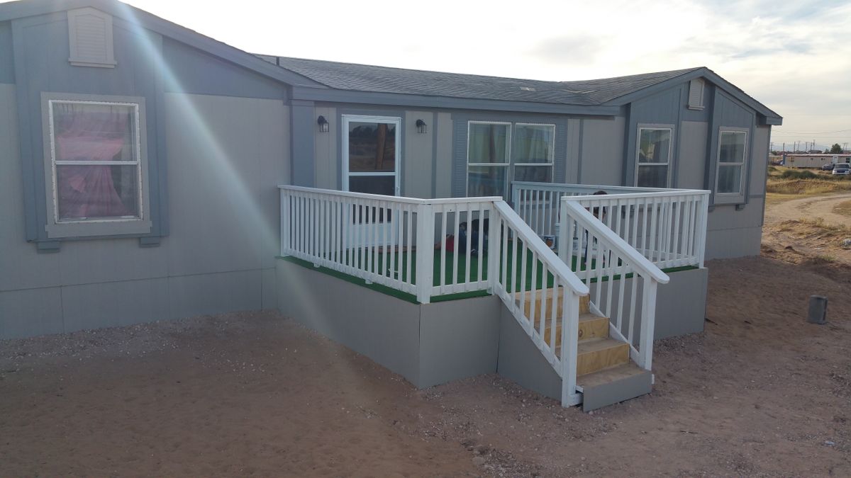 Backyard and Porch for BDR Innovations in El Paso, TX