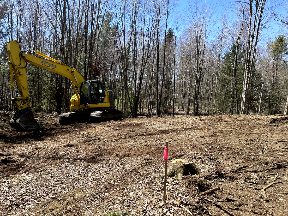 Land Clearing & Demolition for Andy Naylor Excavation in Johnson, VT