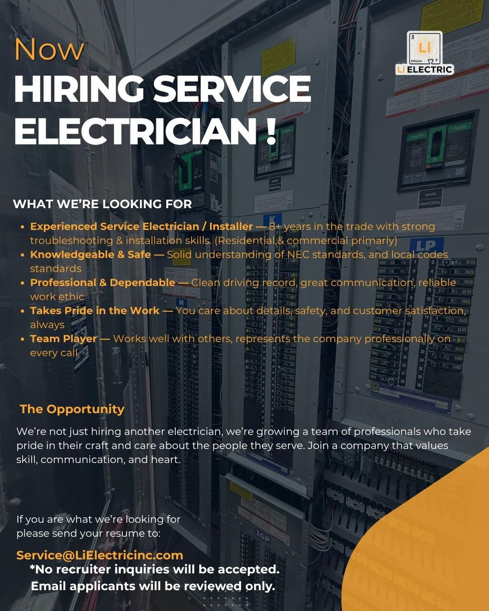 Commercial Electrical Installation & Service for Li Electric of TN in Columbia, TN