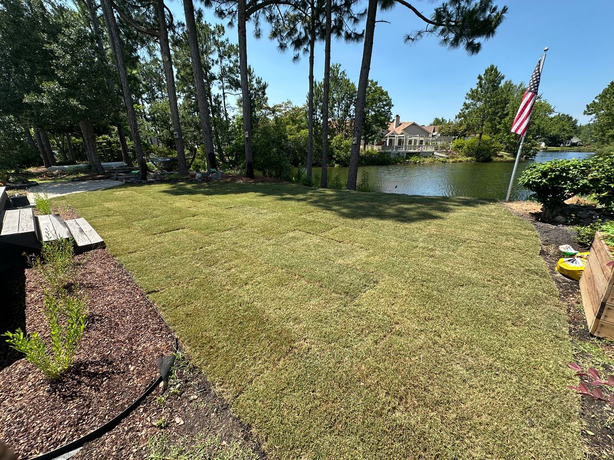 Artificial Sod for Nature Tones Landscaping & Hardscaping in Hampstead, NC