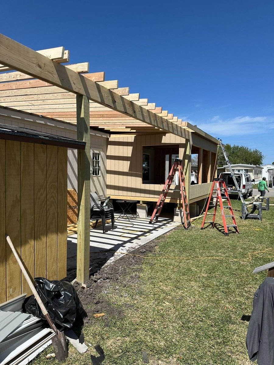 Carpentry for Triple JP Contractors in San Benito, TX