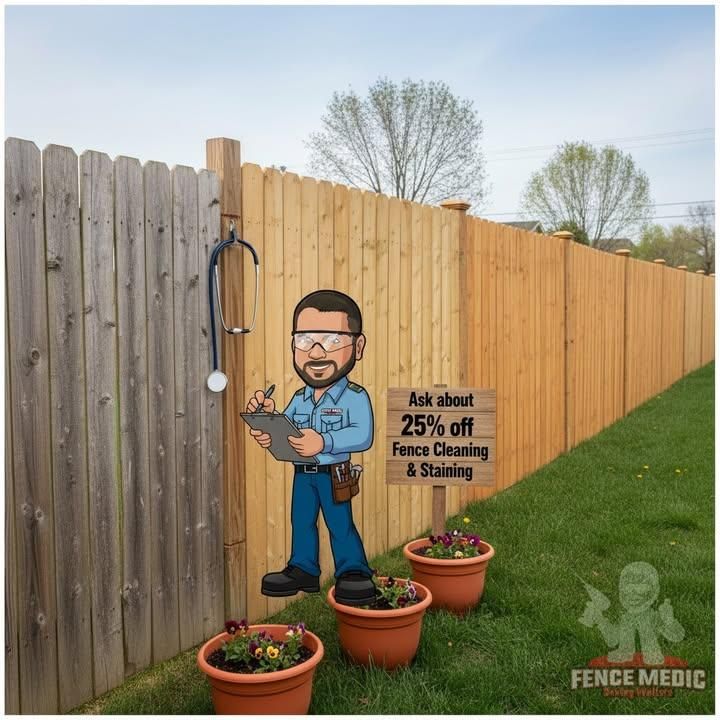 Fence Cleaning and Staining for Fence Medic in Arlington Heights, IL