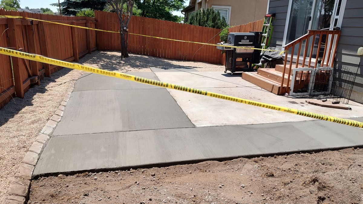 Sidewalks and Walkways for J and Son Colorado Concrete LLC in Colorado Springs, CO