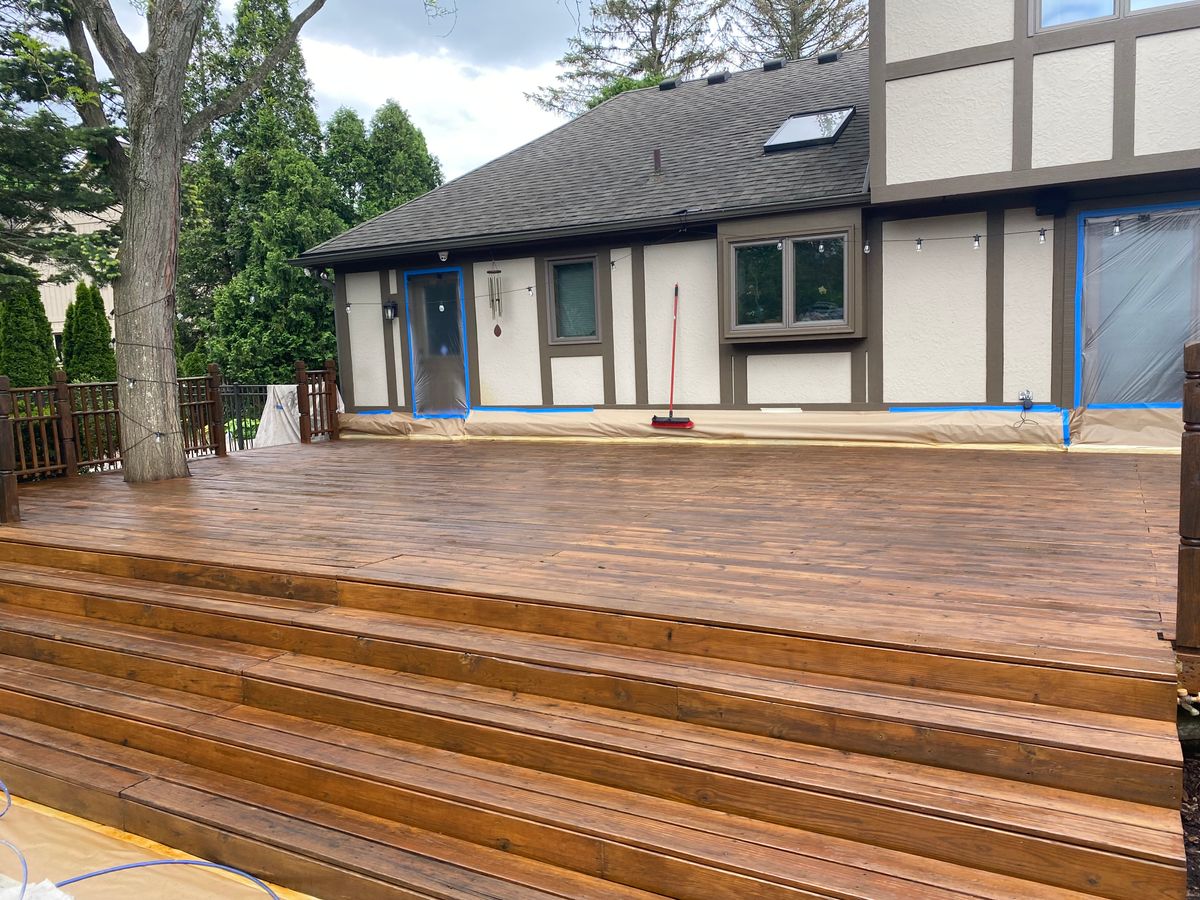 Staining for Mansour Contracting inc in Clarkston, MI