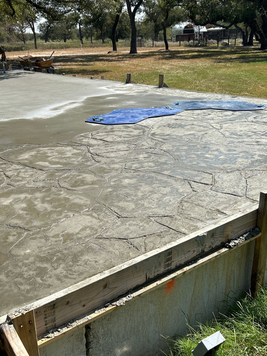 Concrete for 292 Construction, LLC in Gonzales County, TX