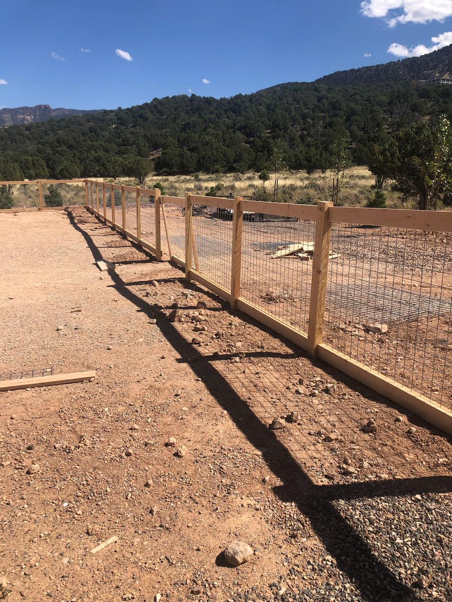 Fence Installation for Burton Fencing in Parowan, UT