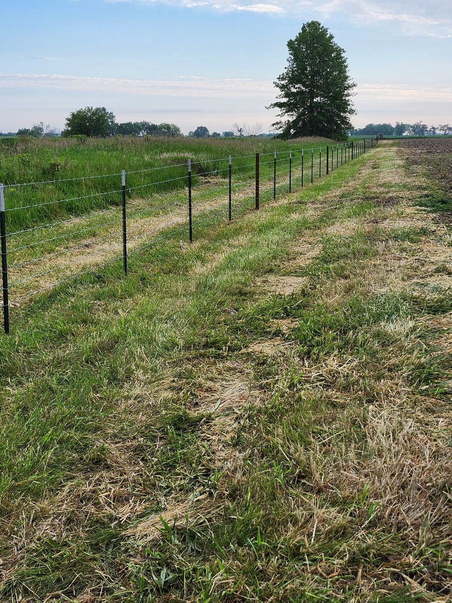 Fence Installation for HWY 2&65 Fabrication & Fencing in Humeston, IA