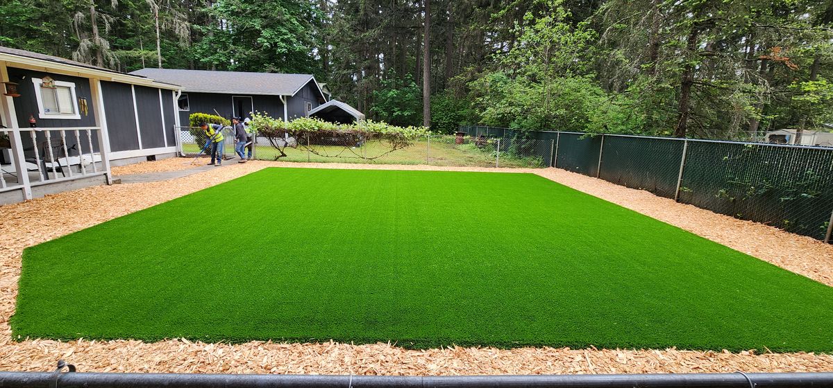 Landscape Installation for Macmor Inc. in Puyallup, WA