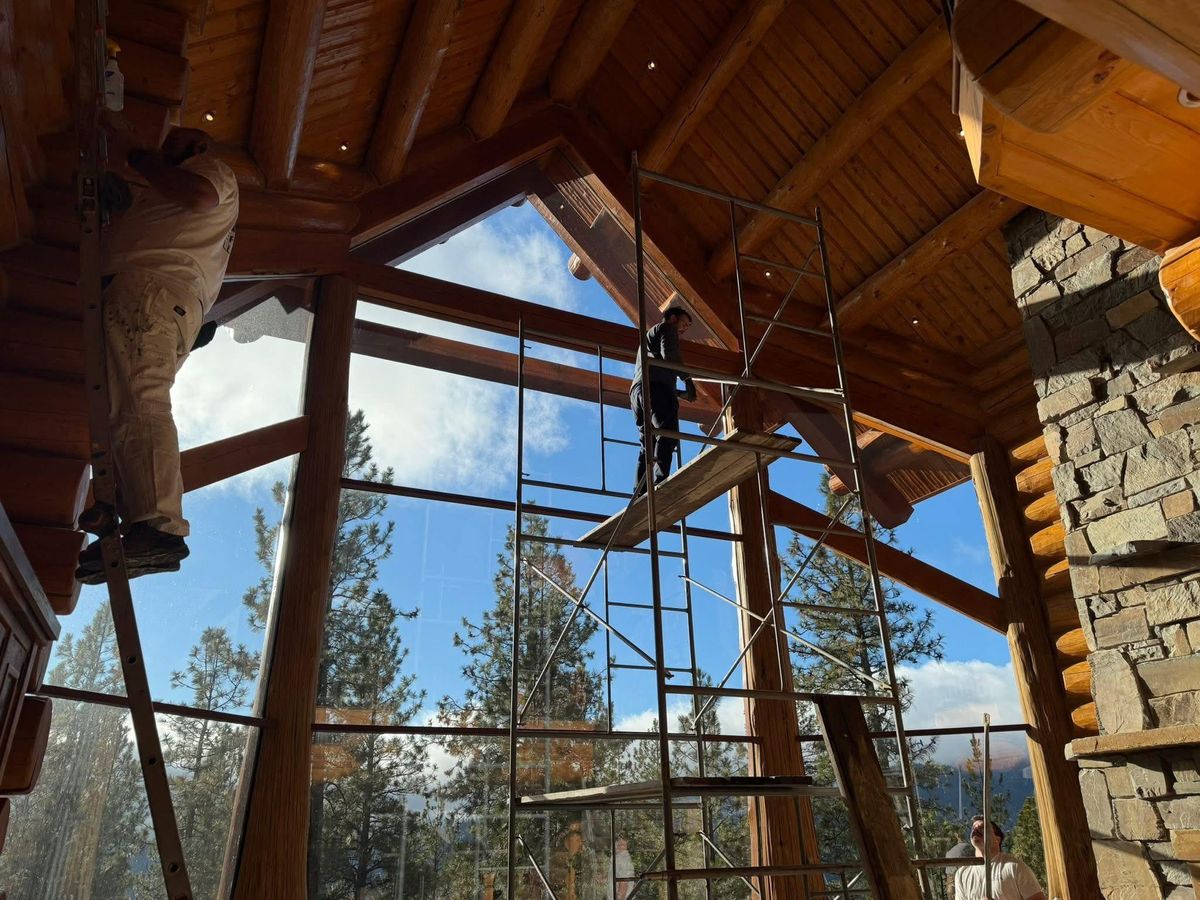 Log Home Chinking for Chewelah Painting in Spokane, WA