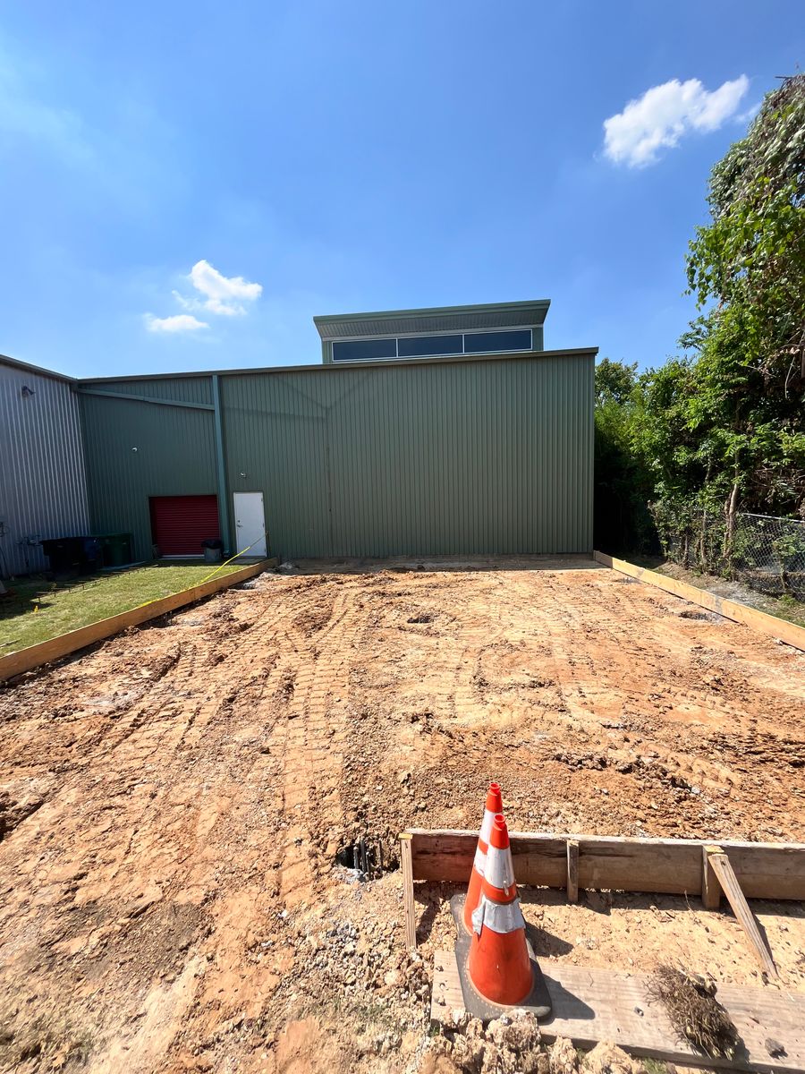 Excavation for BigTex Concrete Construction in Houston, TX