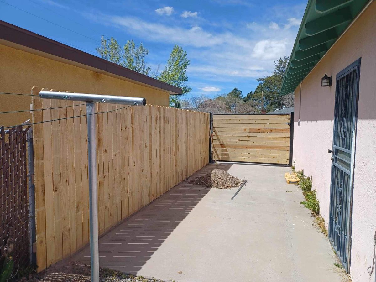 Fencing for MPB Construction LLC in Albuquerque, NM
