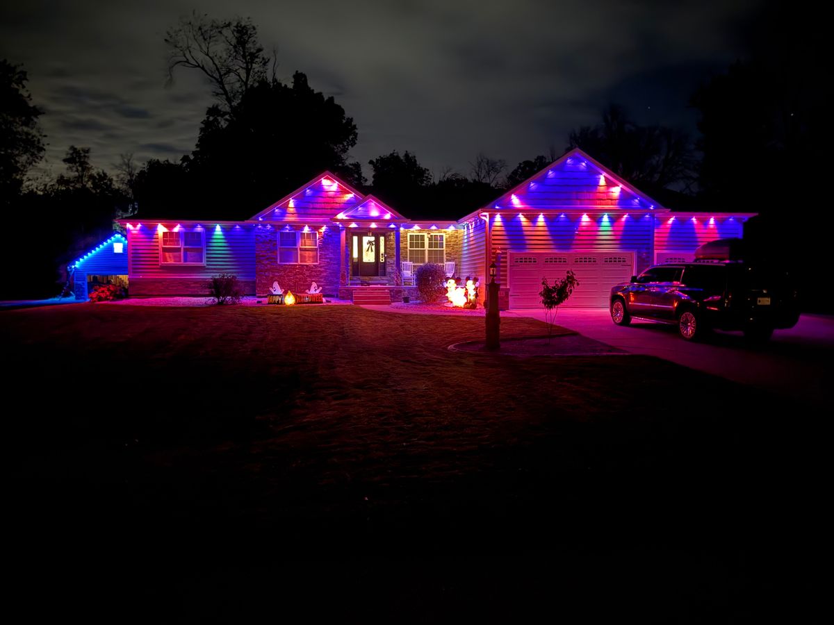 Permanent Outdoor Lighting for Risner Construction in De Motte, IN