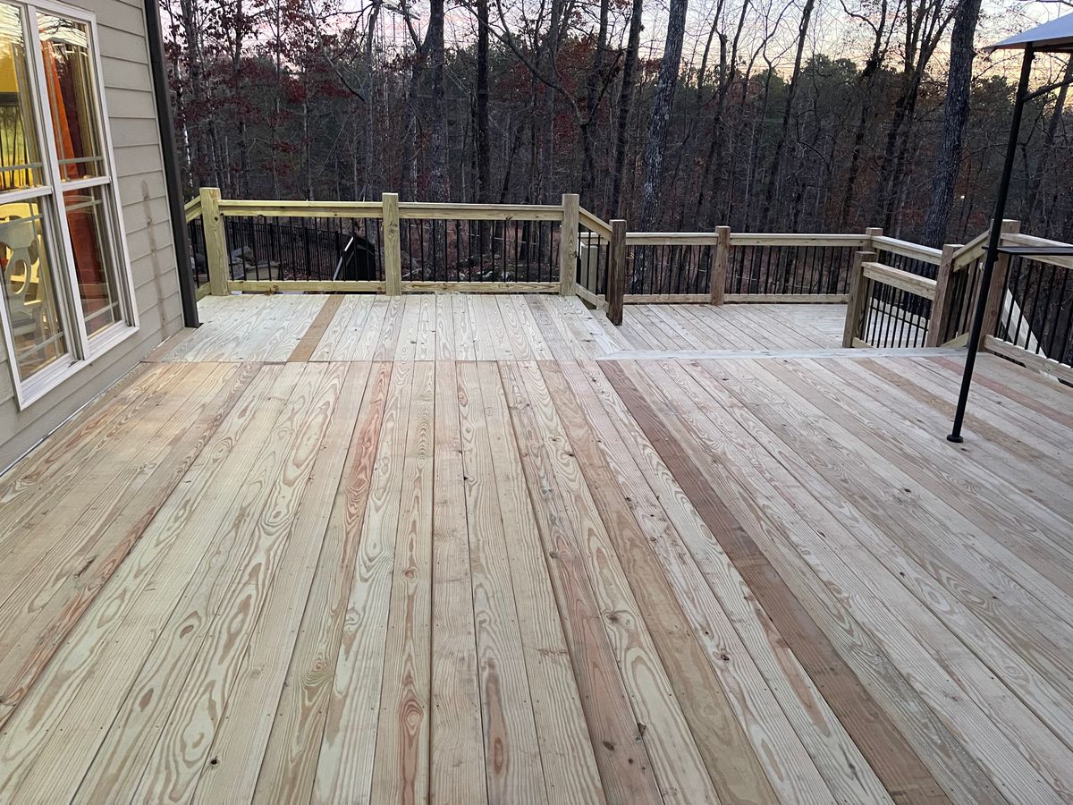 Deck Builds for Reed Construction Services LLC in Cartersville, GA