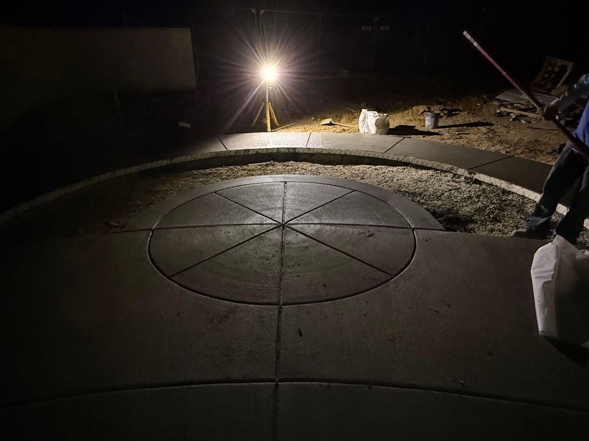 Stamped Concrete for Whitfield Concrete Construction in Solsberry, IN