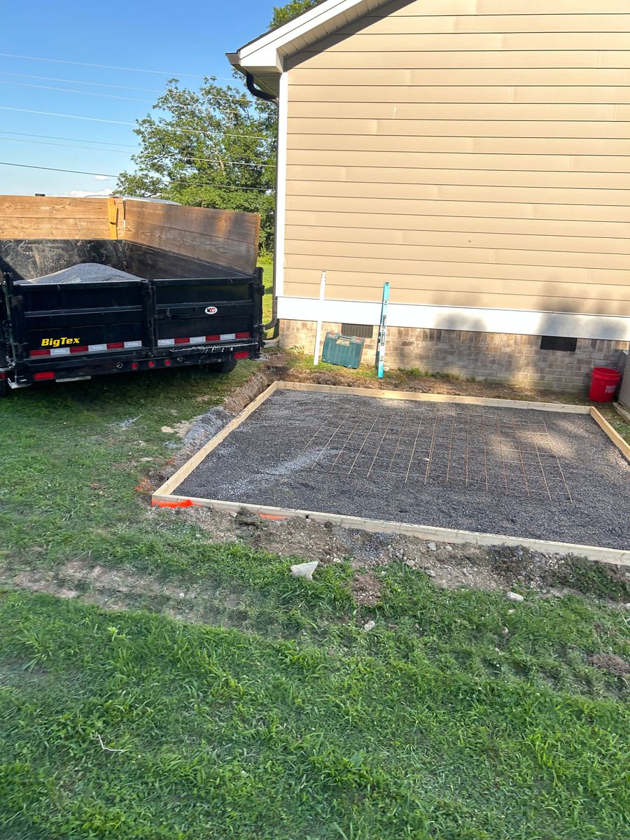 Grading and Leveling for F.C. White’s Excavation & Drain Cleaning in Huntingdon, TN