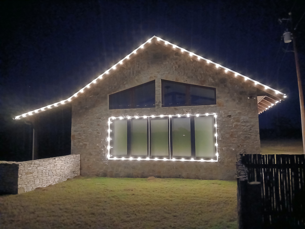 Christmas Light Installation for Xtreme Clean Plus in Fredericksburg, TX