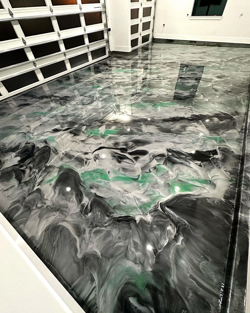 Metallic Epoxy for Top Coat Texas in Houston, TX