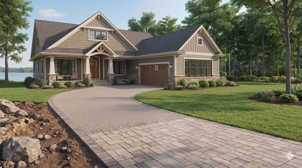  Driveway Design & Build for NC Dirt Works in Traverse City, MI