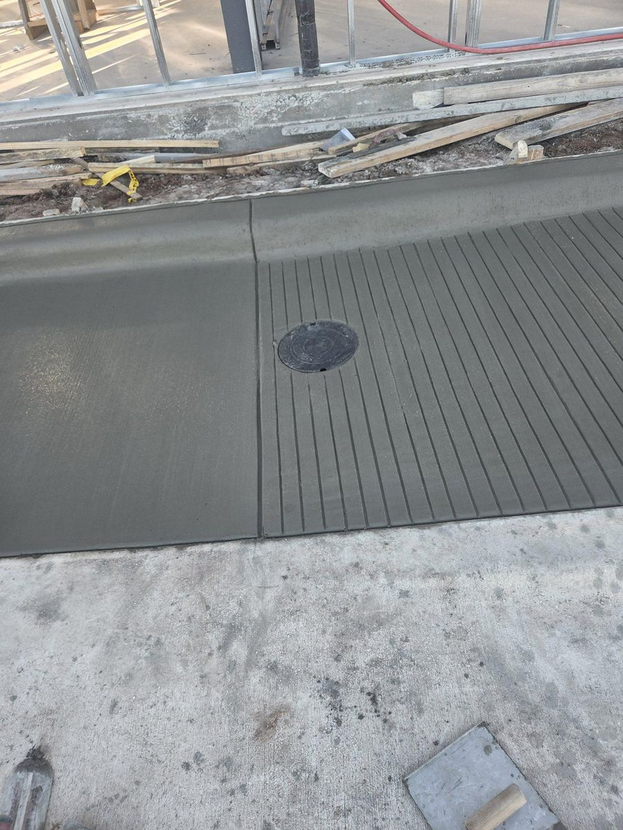 Sidewalk Installation for BMX Concrete in Bastrop, TX