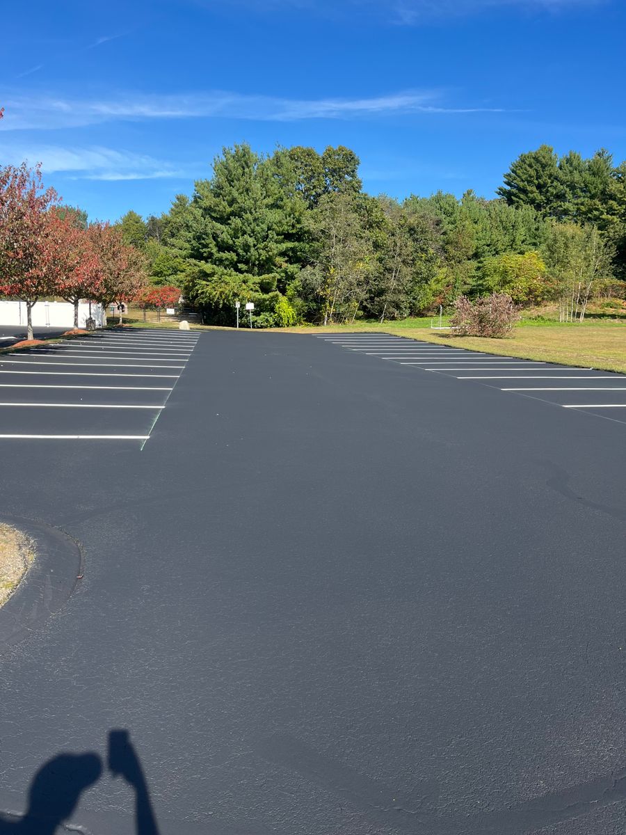 Striping for Cates Sealcoating and Striping in Charlton, MA