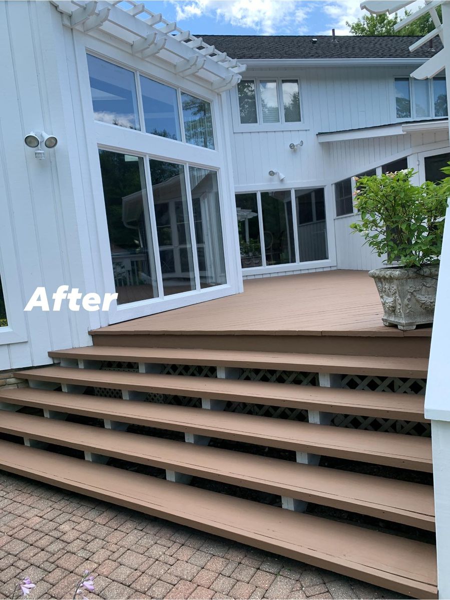 Deck And Patio Construction for Minka Painting in Cleveland, OH