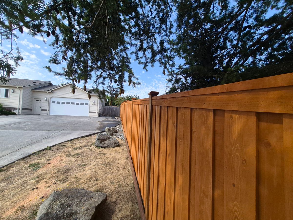 Fence Installation for McBride and Sons Fence in Camano, WA