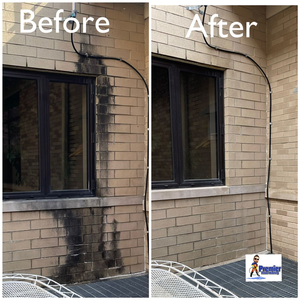 Concrete & Brick Cleaning for Premier Partners, LLC. in Lake County, IL